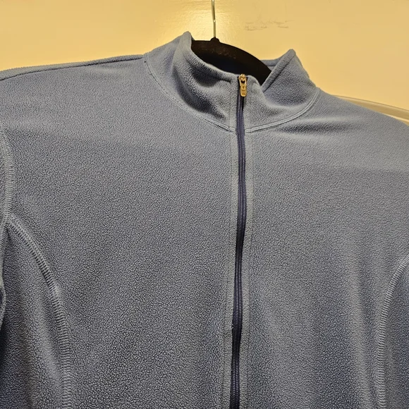 L.L. Bean Blue Full-Zip Sweatshirt - Picture 2 of 7